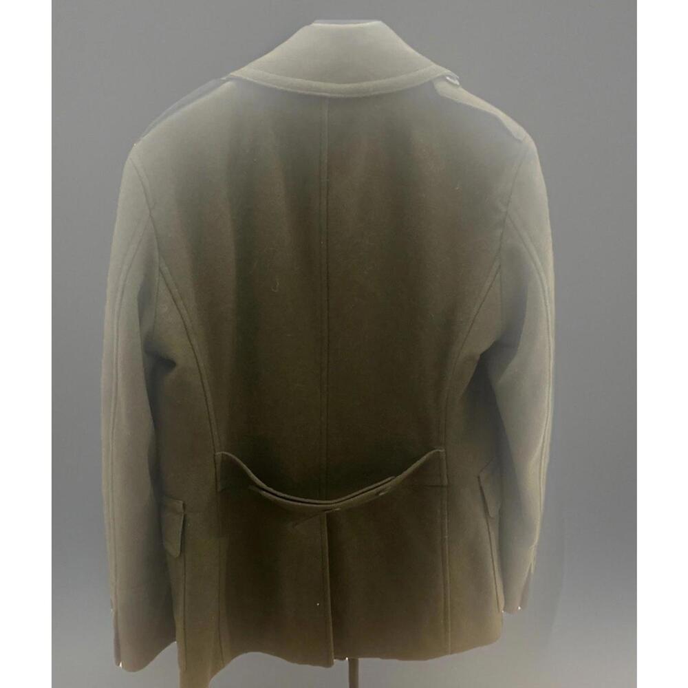 Burberry Brit Wool Olive Green Pea coat - Picture 7 of 9